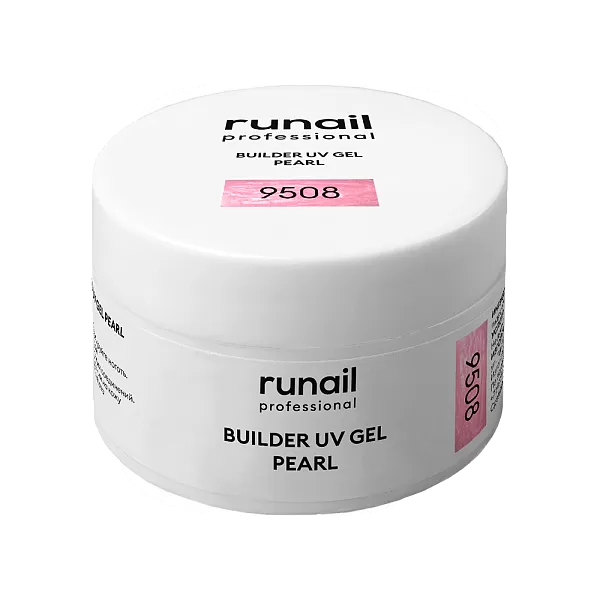 Runail, Моделирующий УФ-гель c жемчужным эффектом BUILDER UV GEL PEARL, 15г №9508